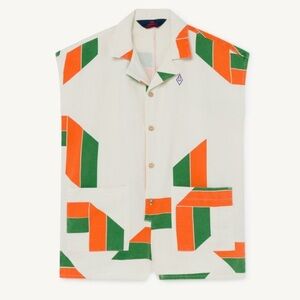 THE ANIMALS OBSERVATORY APE KIDS JUMPSUIT WHITE
GEOMETRIC Size 8Y